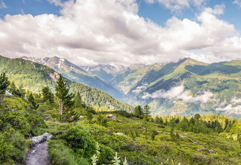 Bergpanorama vom Gasteinertal