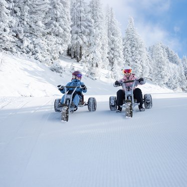 Early Winter Mountaincart fahren