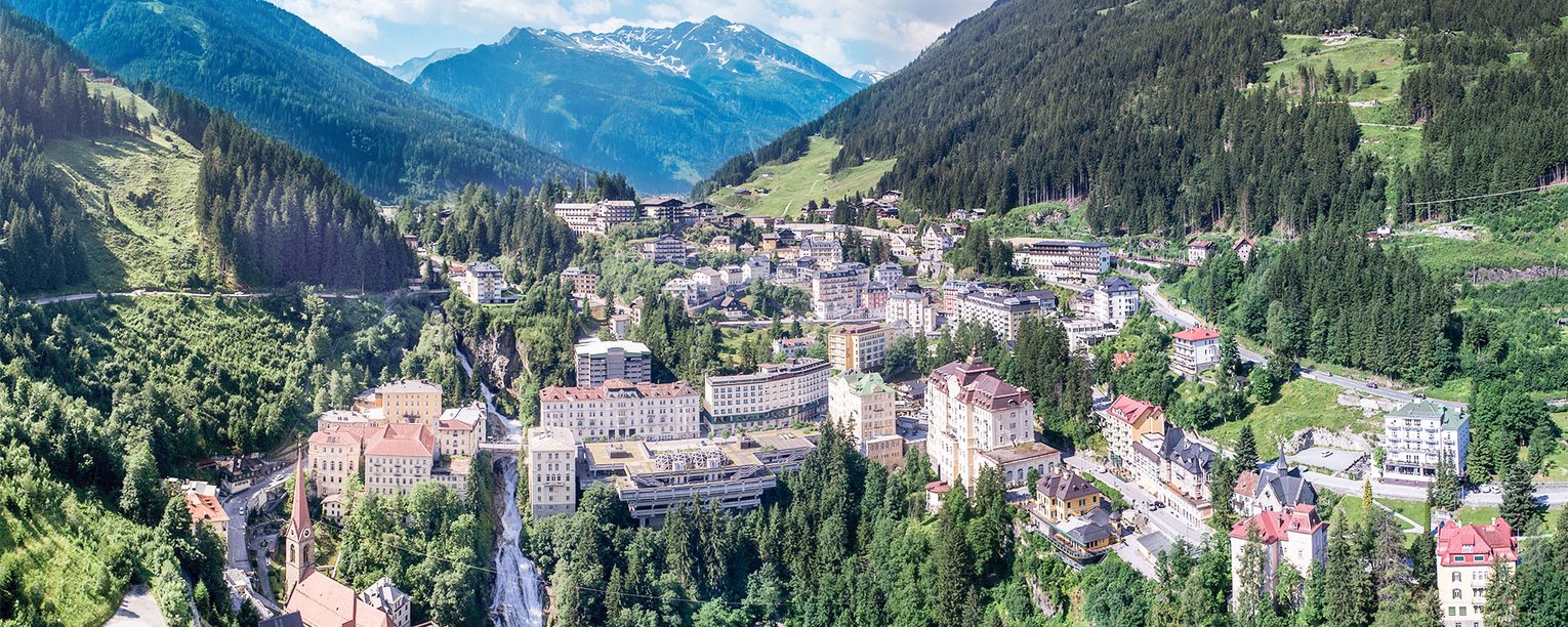 Ansicht  Bad Gastein von Norden aus