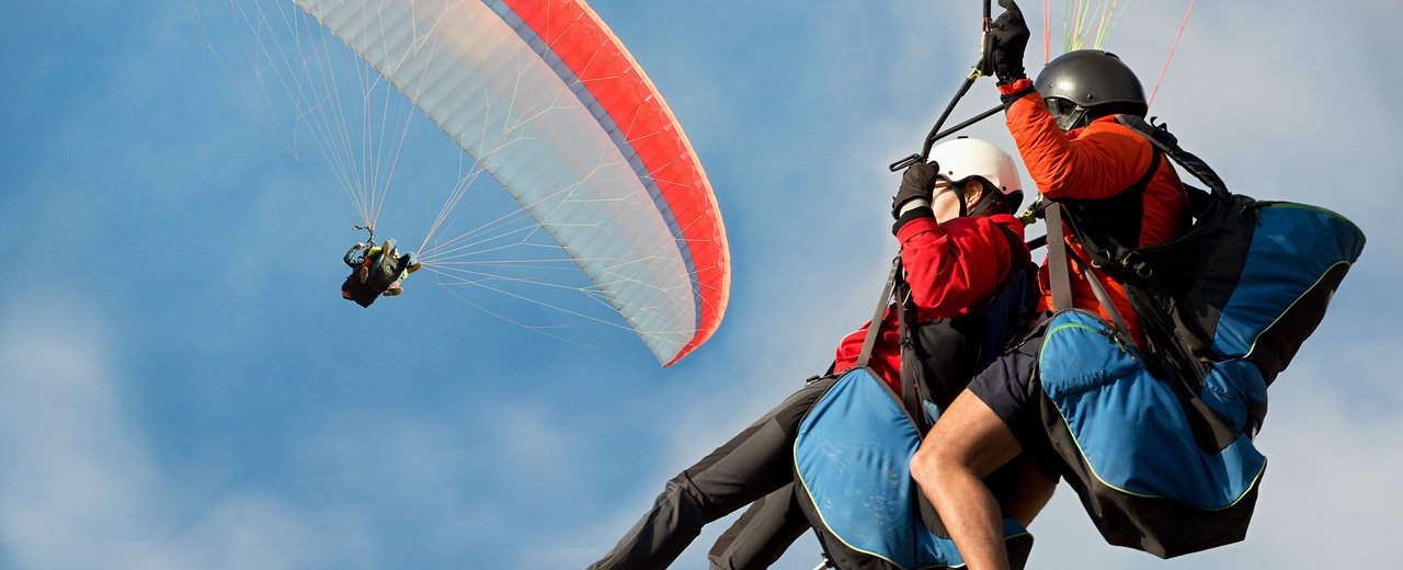 Paragleit, Tandemflug über Gastein