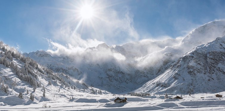 Gasteiner Bergpanorama im Winter