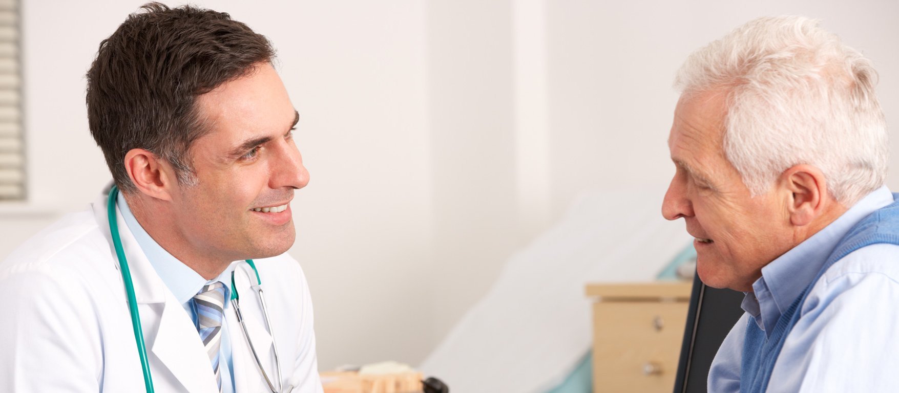 Arztgespräch zwischen Arzt und Patienten