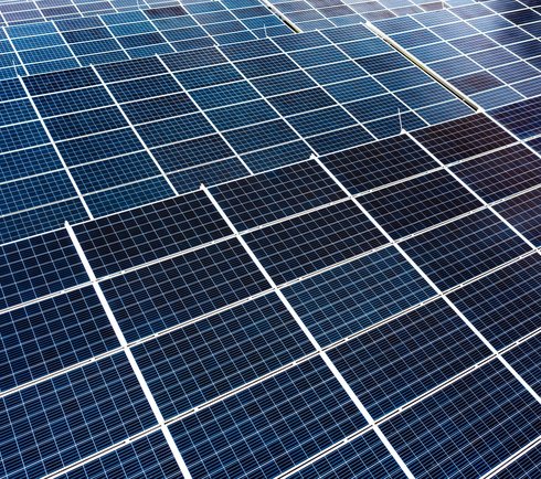 Photovoltaic system at the valley station of the Fulseck summit lift