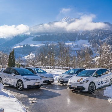 Die Gasteiner Carsharing Flotte im Winter - nachhaltige Mobilität im Gasteinertal