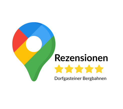 Google Rezensionen der Dorfgasteiner Bergbahnen