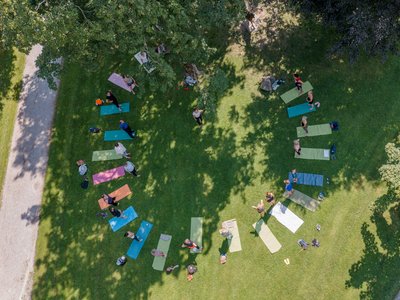 Yoga im Kurpark 2