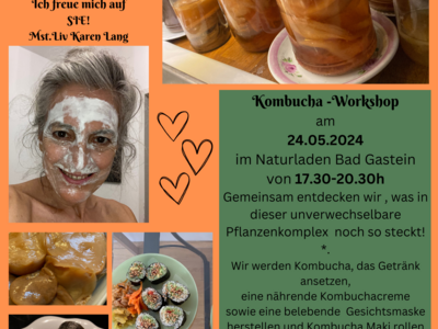 Kombucha Workshop Plakat