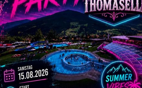 Plakat Pool party Thomaselli