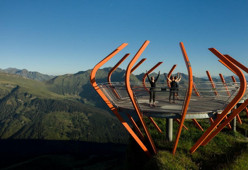 Yoga in Gastein - Frühling_Plattform Stubnerkogel