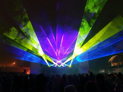Lasershow Lasair Silvester
