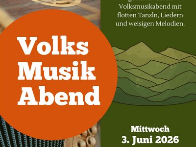 Plakat Volksmusikabend