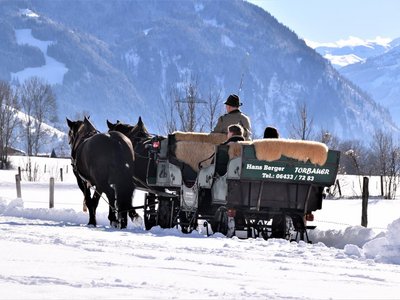 Pferdeschlitten Fam Berger Torbauer